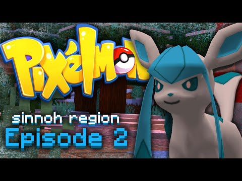 CATCHING EVERY ICE TYPE! (Pixelmon Sinnoh Region) Ep. 2