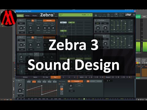 Zebra 3: Sound Design & free presets!