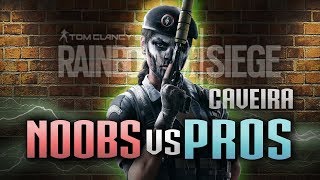 How NOOBS Play Caveira vs PROS in Rainbow Six Siege
