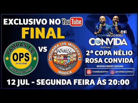 Os Pampas FC x Chama os Moleke FS - Final - 2ª Copa Nélio Rosa Convida