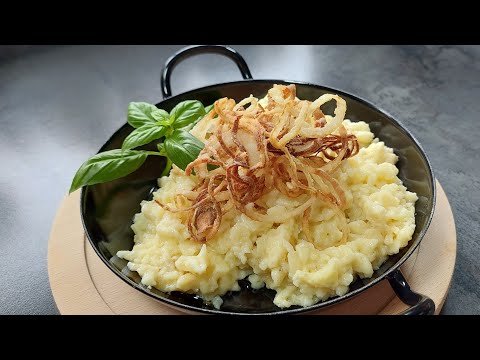 Essen wie auf der Schihütte. Deftige Kasnocken oder Käsespätzle