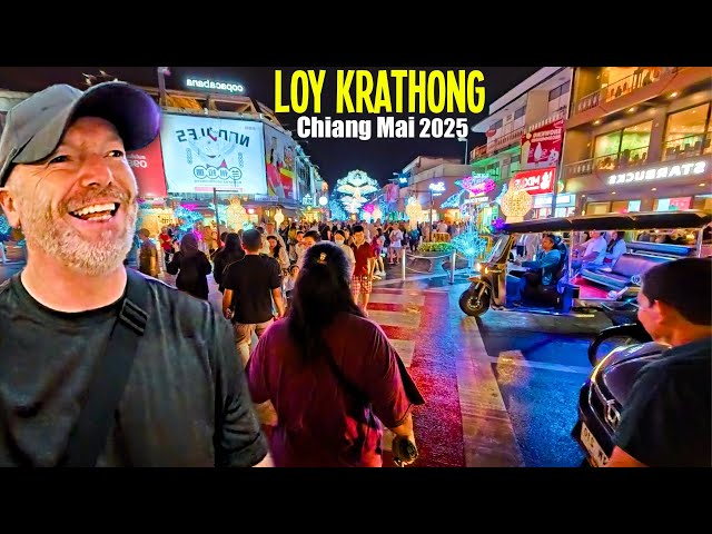 Travel vlog - Loy Krathong 2025 in Chiang Mai: Thailand’s Brightest Festival