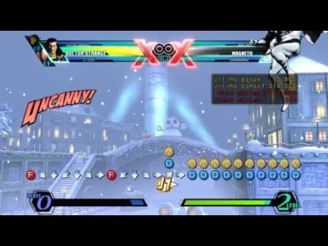 UMvC3 Storm into Strange DHC combo concept ft Skrull