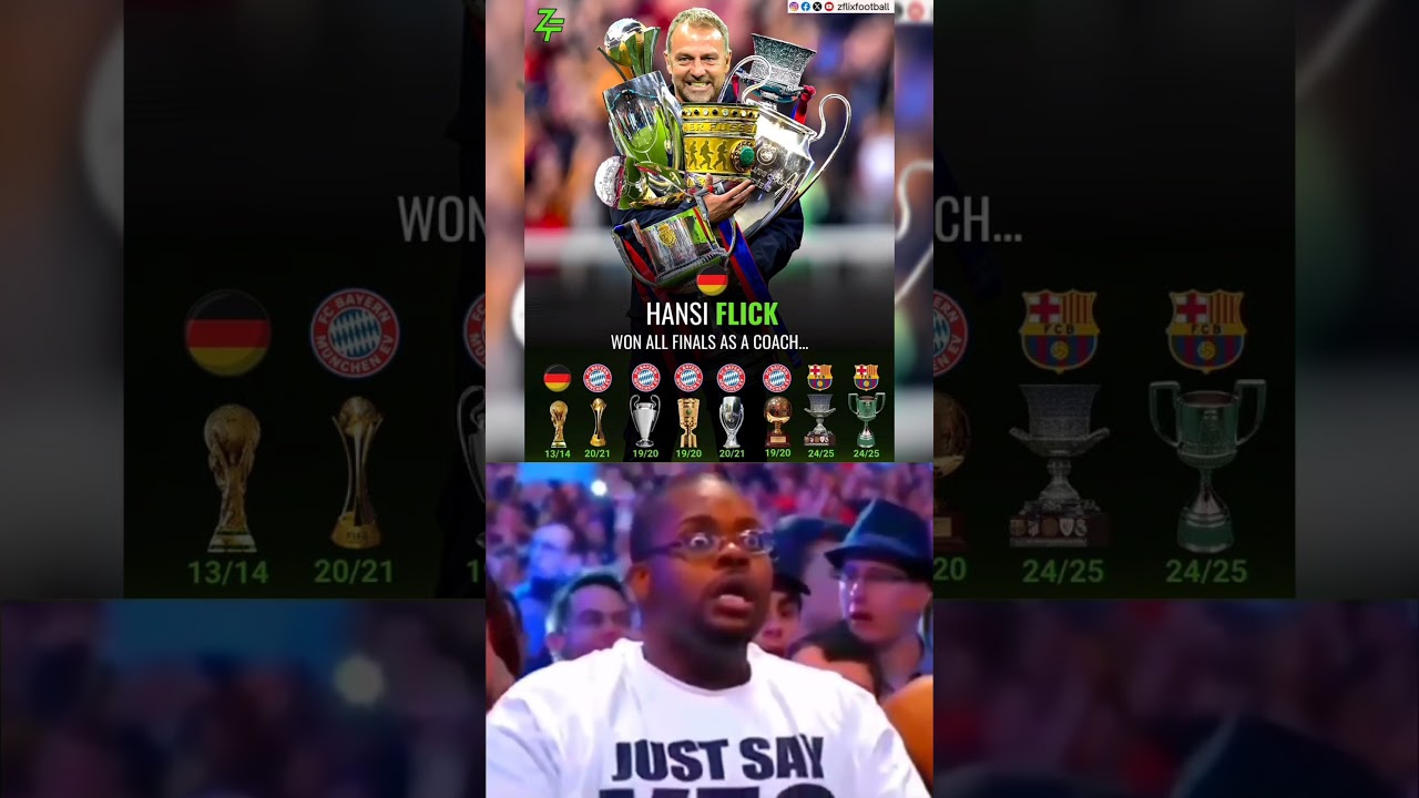 Hansi Flick won all the Finals as a Coach😱☠️🏆 #hansiflick #germany #tonikroos #viralreels #football