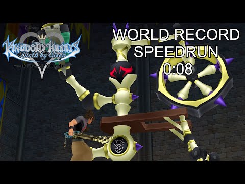 KH BBS FM [LV 99 Critical Mode Terra] Wheel Master [WR] Speedrun 0:08 [WORLD RECORD]
