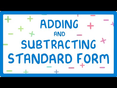 How to Add or Subtract Numbers in Standard Form Part 4 4 26
