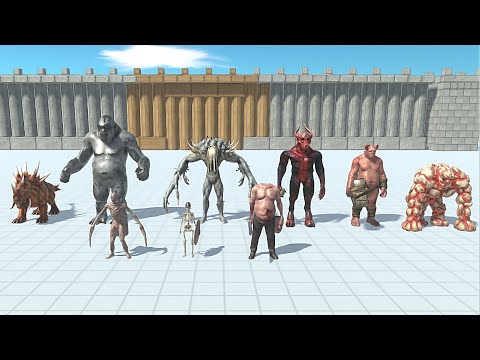 INFERNALS WITH GORO VS 2X FACTION - Animal Revolt Battle Simulator