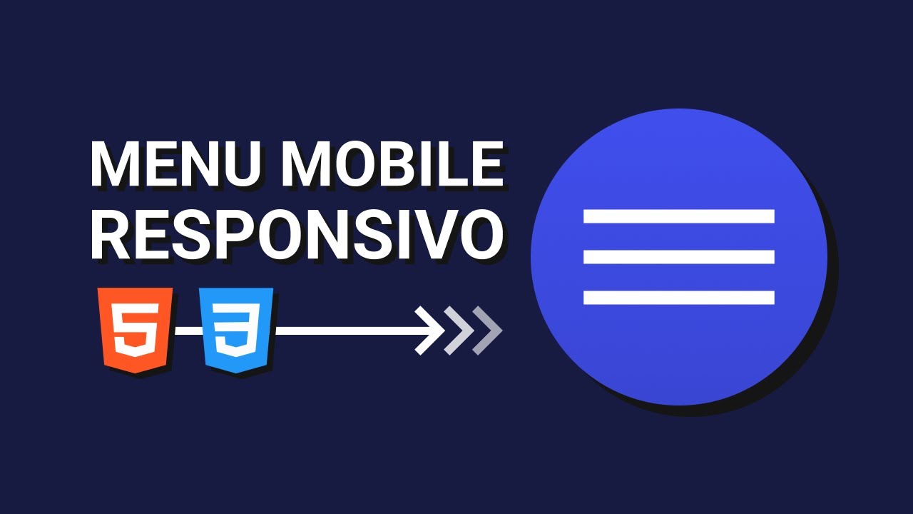 Fiz um menu mobile responsivo só com HTML e CSS // E por que usar JavaScript é melhor