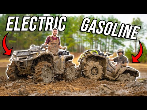 Mudding Electric v.s Gas ATV