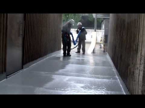 Aplicação Poliureia RJ 026 www.teccoat.com.br