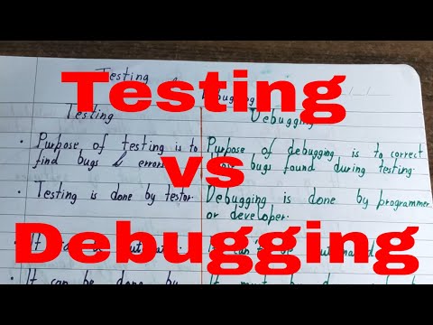 image-What is the difference between testing and debugging?