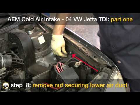 AEM Cold Air Intake System for 1.9L VW Jetta & Golf TDI - Part 1