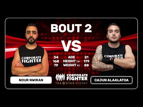 Corporate Fighter 40 - Nour Nwiran v Cajun Alaalatoa