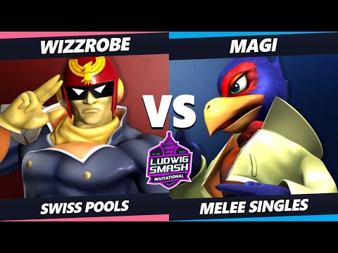 Ludwig Invitational - Wizzrobe (Captain Falcon) Vs. Magi (Falco) SSBM Melee Tournament