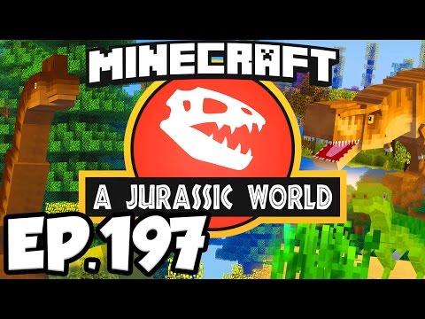 Jurassic World: Minecraft Modded Survival Ep.197 - MYTHBUSTING PURPLE PTERANODON!!! (Dinosaurs Mods)