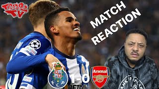 Porto 1-0 Arsenal | Troopz Match Reaction | WHO TOLD RAYA TO STAND THERE???