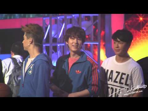 130127 Challenger Recording in Guangzhou - Basketball 'last match SJM' - KYUHYUN Focus