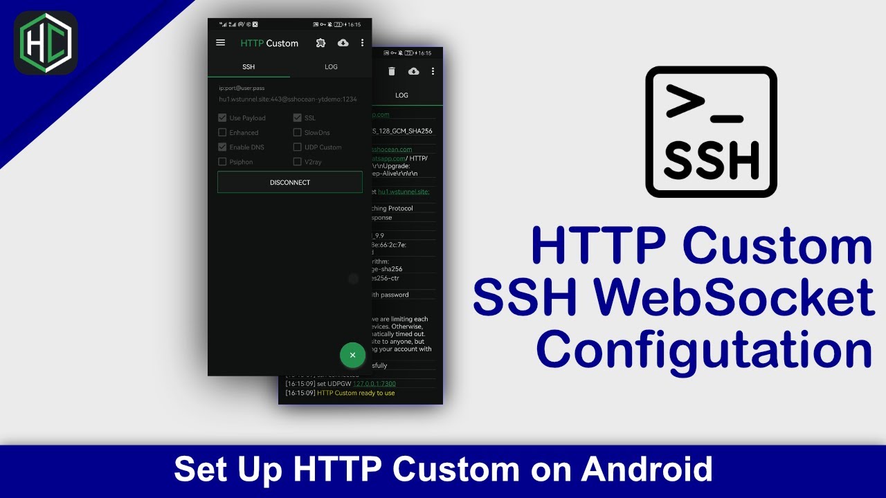 Configure HTTP Custom on Android | SSH WebSocket Set Up