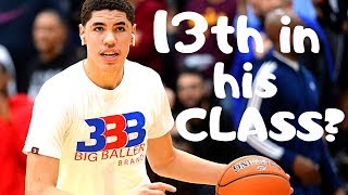 Ranked TOO HIGH!?!? LaMelo Ball Ranked #13 In His Class + Recruitment!