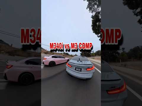 M3 COMP vs M340i (MUST WATCH) 🤯 #shorts #trending #viral #trendingshorts