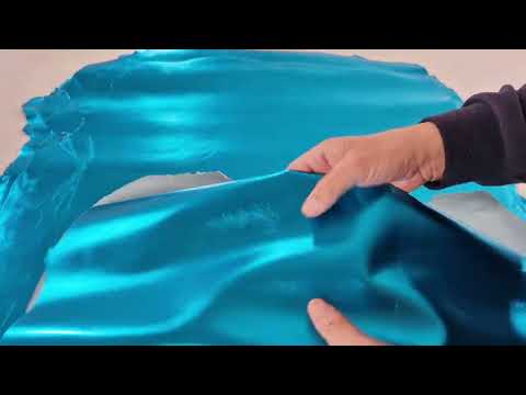 METALLIC BLUE GOATSKIN 5753