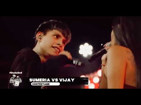 VIJAY VS SUMERIA | BATALLA COMPLETA | batalla freestyle tv | DUELODE8