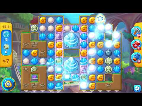 Fishdom 5816 Level - 16 moves - NO BooSTERS