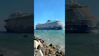 Celebrity Beyond sailing past South Beach! #celebritycruises #celebritybeyond #cruise #cruiseship
