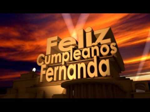 Feliz Cumpleaños Fernanda