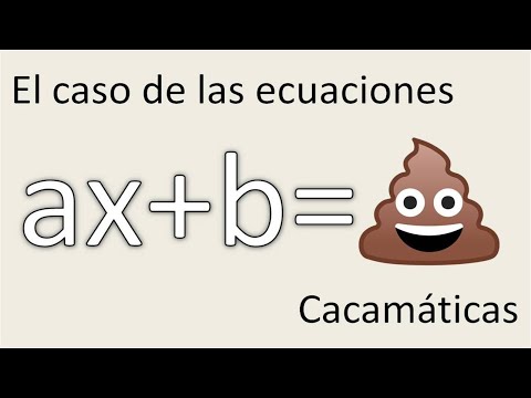 CACAMÁTICAS 💩Resolución de ecuaciones