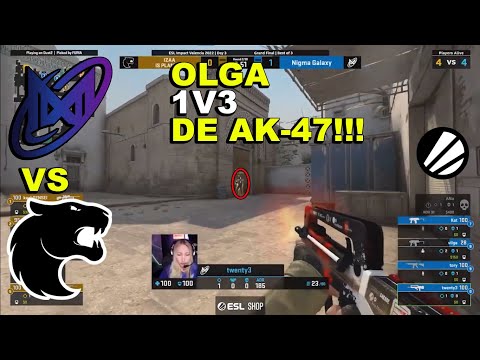 Melhores Momentos CSGO: NIGMA GALAXY vs FURIA - olga 1V3 DE AK-47!!!- ESL_CSGO