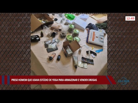 Preso homem que usava estúdio de yoga para armazenar e vender drogas 12 04 2021