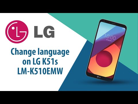 How to change language on LG K51s LM-K510EMW?