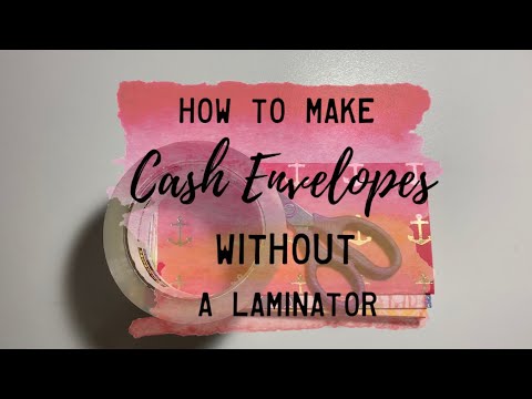 How to Make Cash Envelopes WITHOUT a Laminator | BudgetWithBri