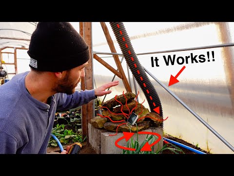 DO THIS IN YOUR GREENHOUSE - Solar Thermal Mass Experiment First Quick Data - IT WORKS!!