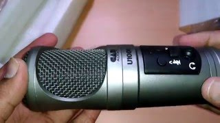 Video thumbnail for CAD U1000 Condenser Microphone Unboxing | Best Microphone for Youtube by Wizhub