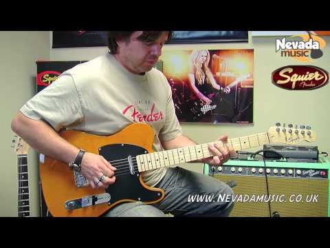 Squier Affinity Telecaster Blonde Demo - Damon @ PMT