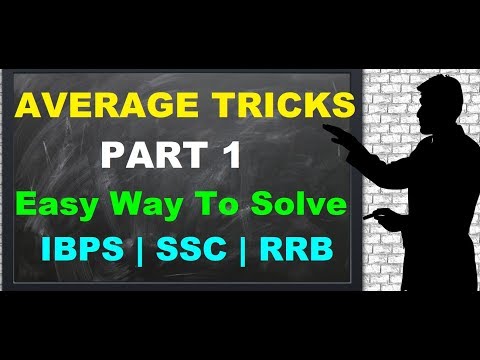 Averages Shortcuts For Bank Exams | PART 1 {Easy tricks to solve average problems} Video