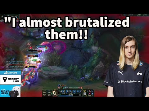 C9 Malice Is Running Over Everyone On Hecarim In Champions Queue!!