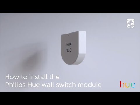 How to install the Philips Hue wall switch module US version