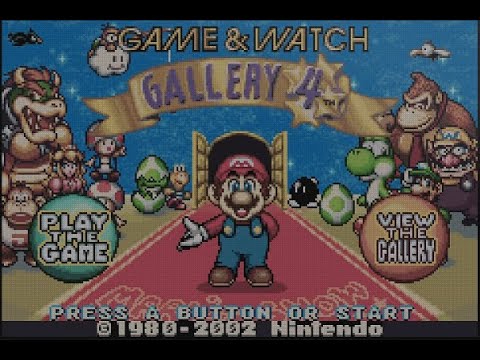 20 Mins Of...Game & Watch Gallery 4 Intro (US/GBA)
