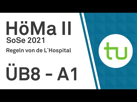 Regeln von de L'Hospital - TU Dortmund, Höhere Mathematik II (BCI/BW/MLW)