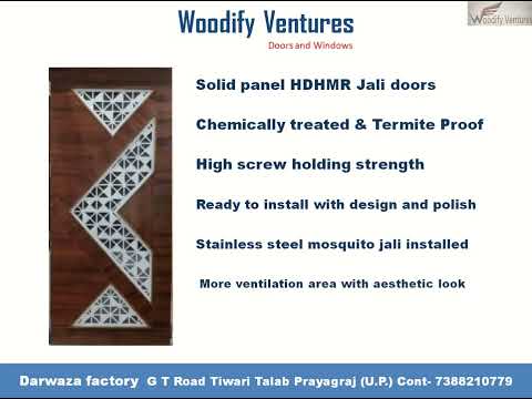Designer wooden jali door, for home