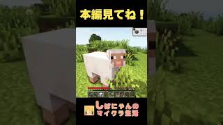 羊のめーこすっぽんぽん『しばにゃんのマイクラ生活』 #shorts