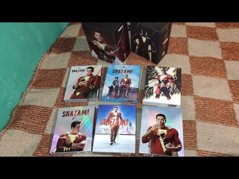 Shazam Filmarena Hardbox & HdZeta One Click with 6 FullSlip Steelbooks Unboxing & Review en