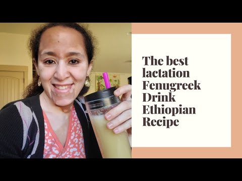 lactation drink recipe, Ethiopian Sprouted Fenugreek Drink Recipe