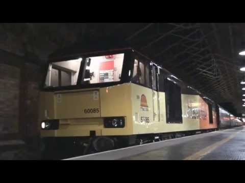 Colas 60085 @ Crewe First loaded test run 18/12/2014