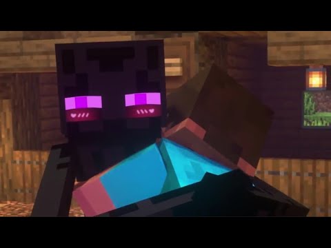 Enderman Attack: BLOOPERS - Alex and Steve Life (Minecraft Animation)