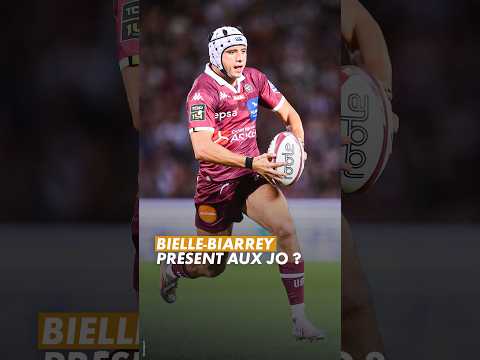 Louis Bielle-Biarrey au micro de Canal + concernant les JO 2028 🎙️#rugby #sports #top14