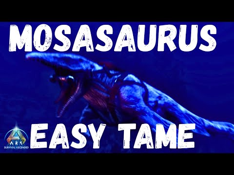 How to EASILY Tame a Mosasaurus in Ark Survival Ascended